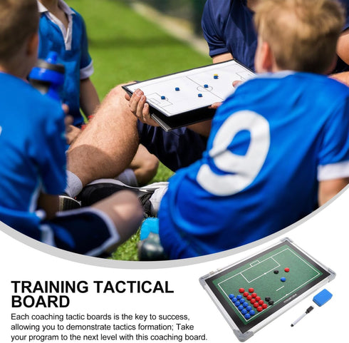BESPORTBLE Versatile Soccer Training Board Magnetic Clipboard for Football Dry Erase Board for Game Planning