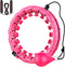 Smart Adjustable Hoop, 24 Knots Fitness with 360° Massage Head, 2 in 1 Abdominal Fitness and Massage