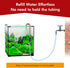 Dreyoo Aquarium Fish Tank Hook Water Changer, with Flow Switch, Quickly and Efficiently Helps Fill Your Water, Aquarium Vacuum Water Filler for Fish Tank, Suit for 1/2'', 5/8'' 3/4'' Hose