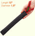 Viper Heavy Duty French Linen Dog Bite Tug Toy, Tough and Durable for K9 Training - Black - 12in L x 2in W