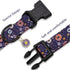 Faygarsle Floral Dog Collar for Girls, Soft Fancy Pet Collar with Flower Design for Small Medium Large Dogs (Purple, M)