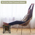 12.5in Portable Camping Stool with Side Pocket Camping Seat Foldable Comfortable Widening Heightening for Travel