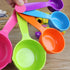 Rypet Pet Food Scoop Set of 5, Measuring Cups and Spoons Set for Dog, Cat, and Bird Food, Random Color
