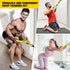 Home Gym Equipment Resistance Bands with Handles, Door Anchor, Tricep Rope Cable Attachment