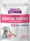 Health Extension Probiotic Dog Chew Bone Treats, Medium Sticks for Dental Cleaning & Breath Freshener, Small, Pack of 14