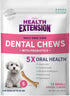 Health Extension Probiotic Dog Chew Bone Treats, Medium Sticks for Dental Cleaning & Breath Freshener, Small, Pack of 14
