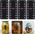 3 Sets 1.57X0.66In PRETYZOOM Stick on Thermometer Strip for Brewing Fermentation Jars Self-Adhesive Pet Kombucha
