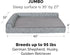 Furhaven Replacement Dog Bed Cover, Plush & Almond Print L Shaped Chaise, Machine Washable, Jumbo (X-Large), Gray