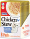 Inaba Chicken Stew Side Dish, Dry Cat Food Topper, 1.4 Ounce Pouches, Eight