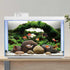 AWERT 36x18 inches Aquarium Background, Green Algae Stone Background for Aquatic Plant River Bed & Lake Fish Tank Vinyl