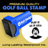 Happy Series Golf Ball Marker - Reusable Stamp for Easy Identification