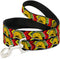 Buckle-Down Pet Leash - Taco Man - 4 Feet Long, 1.5" Wide