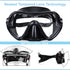 Professional Snorkel Diving Mask, Ultra Clear Lens with Wide View Tempered Glass Goggles, Anti-Leakage Scuba Mask