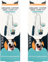 RADIUS USDA Organic Dental Solutions Adult Kit 2 Units | Includes 1 Dog Toothbrush & 1 0.8oz Non Toxic Toothpaste
