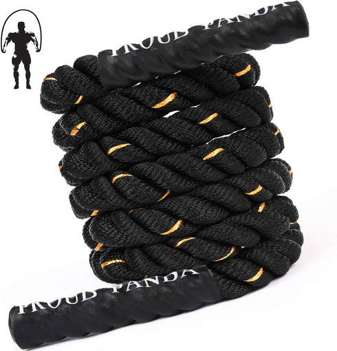 Heavy Jump Ropes for Fitness - 2LB/3LB/5LB Weighted Adult Skipping Rope for Total Body Workouts and Power Training.
