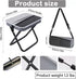 QTYSFE 2026 Portable Stool, Pocket Chair Fishing Stool, Large Size Adjustable Shoulder Strap Folding Stool, New