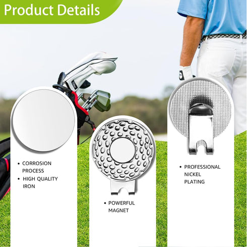 It Takes a Lot Funny Golf Ball Markers, Magnetic with Hat Clip, Divot Tools, Men Golf Accessories, Gifts for Dad