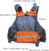 Multifunctional Kayak Life Jackets for Adults, Fishing, Multi Pocket Portable Detachable Clothing with Breathable