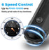 6-Speed Trimmer Casfuy Dog Nail Grinder - Newest Enhanced Pet Nail Grinder Super Quiet Electric Dog Nail Rechargeable