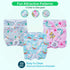 3 Pack Washable Pet Dog Diapers for Female Dogs in Heat - Reusable Period Panties, Puppy Diapers (Animals, XS)