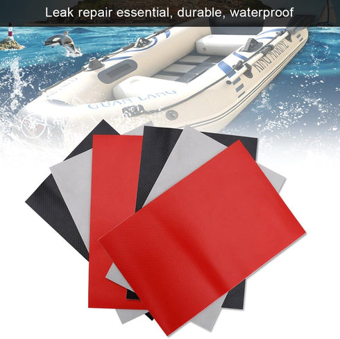 (3 pack) PVC Repair Patch, Inflatable Boat Patch Kit pcs per (Gray-White)
