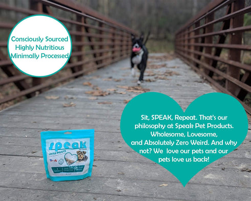 5 Inch 24 Count Speak Pet Products Dog Treats Little Piggys, Natural Gluten and Grain Free Low Calorie Pork Chews