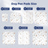 2 Pack 18"x24" 100% Washable Pee Pads for Dogs, Small Super Absorbent Reusable Puppy Pads Pet Training Pads, Waterproof