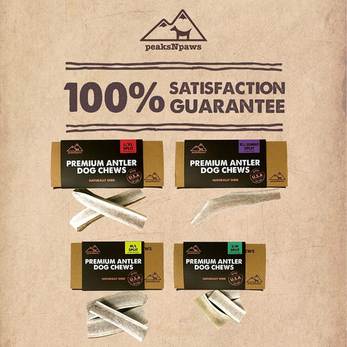 Premium All-Natural Grade A Split Elk Antlers for Dogs – Naturally Shed in The Rocky Mountains, Made in USA