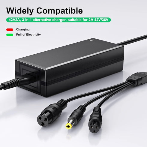 nvmw 3 1 2A 42v/36v 3 (8mm/12mm) (5.5mm*2.5mm 2.1mm) in Replacement Charger for Claw Female Port Universal for, Jetson