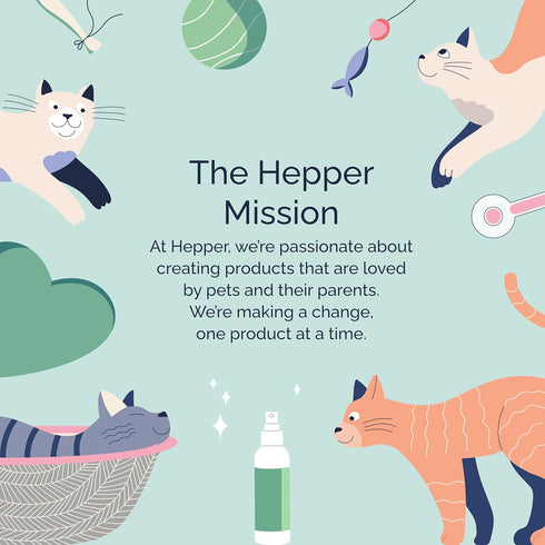 Hepper Pet Cologne Spray - Long-Lasting Dog/Cat Cologne & Perfume Spray for Pups/Kittens, Grooming Elegance & Enduring