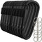 Gold Lion Gear Aluminum Carabiner w/Lock 3 Inch | Heavy Duty D Shape Buckle for Key Ring, Backpack Clip