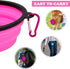 2-Pack Small Dog Travel Bowl, Collapsible Bowls for Dogs, Portable Pet Feeding Watering Dish