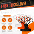 FNBX FlickGlove Basketball Shooting Aid, Training Equipment Set of 3 Silicone Strap Resistances, White, Black, Orange