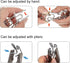 Dog Collar Extra Links for Herm. Sprenger Collar, 4 Pack Steel Chrome Plated Training Collar Links (2.25mm, Silver)