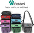 PetAmi Dog Treat Pouch, Training Bag Holder for Kibbles, Poop Bag Dispenser, 3 Ways to Wear (Red)