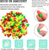Skylety 100 Pieces Foam Floats - Pompano Fishing Rigs Snell Floats, Fishing Rig Making Kit for Trout, Catfish, Walleye