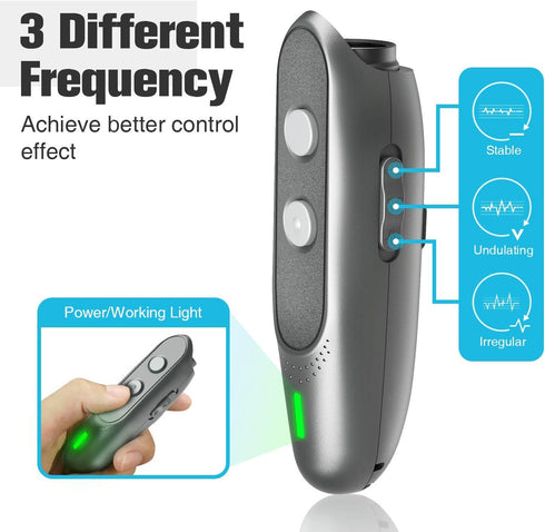 Rechargeable Ultrasonic Dog Barking Deterrent Devices, 3 Frequency No Bark Control, 16.5 Ft Range Dog Whistles