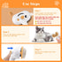 3-in-1 Set Pet Steam Brush for Dogs & Cats, Grooming Comb with Spray, Defur Tool, Water-Assisted Hair Removal, Gentle