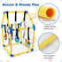 8 Puppy Play Gym with Hanging Toys, Indoor Jungle Gym Toys for Small Dogs with PVC Frame, Interactive Puppy Toy