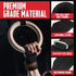 WALITO Double Layer Leather Wrist Straps for Weightlifting, Adjustable Neoprene Padded for Gym Deadlift and Powerlifting