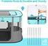 (Medium31.5" 23.6" 21.7" Portable Foldable Pet Playpen Collapsible Crates Kennel Playpen for Dog cat and Rabbit &Travel