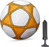 Soccer Ball Size 3, 4, 5 Soft PU for Practice Training, Gift for Boys Girls Kids, Includes Pump and Needle