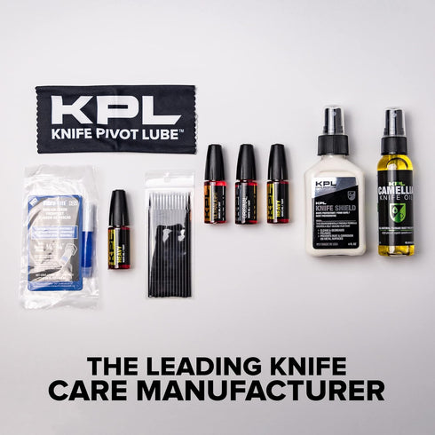 KNIFE PIVOT LUBE Heavy Knife Oil, Synthetic Pocket Knife Lubricant for Blade Care, Precision Oiler Bottle