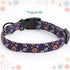 Faygarsle Floral Dog Collar for Girls, Soft Fancy Pet Collar with Flower Design for Small Medium Large Dogs (Purple, M)