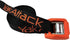YakAttack Heavy Duty Cam Strap Kayak Tie Down with Protective Rubber Buckle, Black/Orange Fishing Accessories