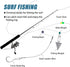 Saltwater Fishing Gear Set with Lures, Hooks, Pyramid Weights, Sinkers, Slides, Circle Hooks, Swivels, Floats, Beads