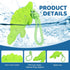 Dog Floating Toy, Chew Toy for Aggressive Chewers, Pool Toy with Rope for Interactive Fetch & Play