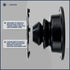 Five Oceans Motor Well Boot, Cable Boot, Covers Holes Up to 5-1/2" Diameter - FO563