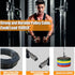 KORIKAHM 65.6/98.4 Ft Pulley Cable for DIY Home Gym, 5mm Thick Steel Wire Rope for Weight Lift System