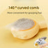 Pet Grooming Brush for Cats and Dogs, Cat Accessories Kit with Release Button & Professional Cat Nail Clipper (Yellow
